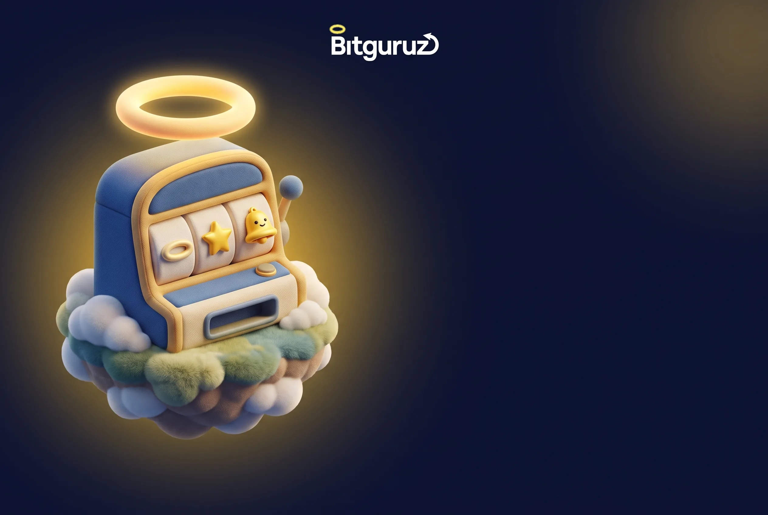 Bitguruz Casino isometric slot machines on a floating island